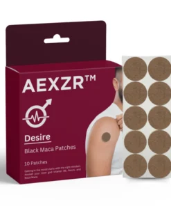Alternative view of AEXZR™ Desire Black Maca Patches