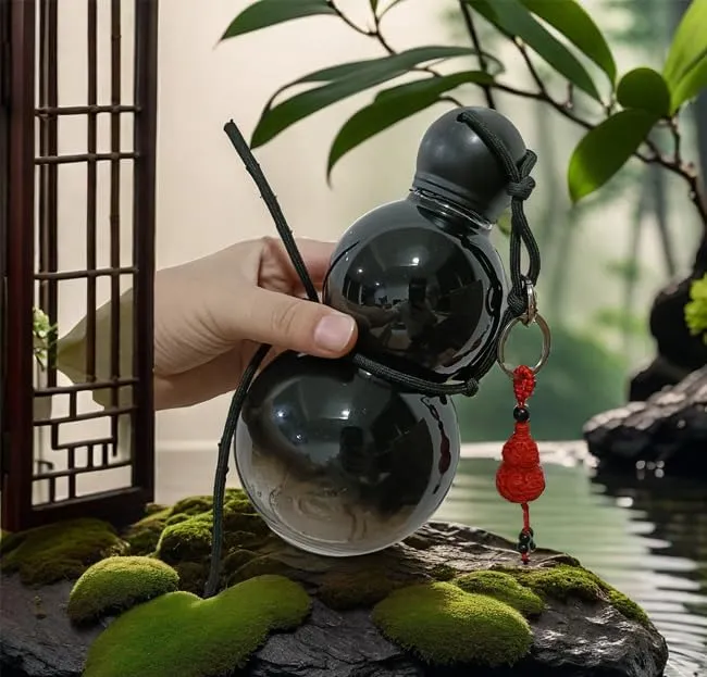 Gourd Water Bottle 30oz Chinese Retro-Inspired - WIZZG0O
