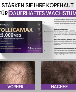 Luhaka™ FollicaMax sorgt für sichtbar dickeren und gesünderen Haarwuchs.