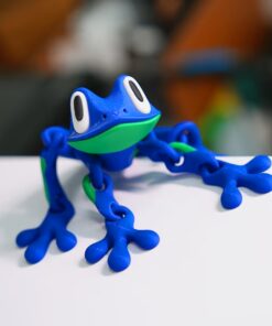 The 3D Printed Magnetic Frog Refrigerator Magnet makes a great conversation starter.