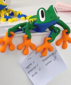 3D Printed Magnetic Frog Refrigerator Magnet – perfect for decorating metal surfaces.