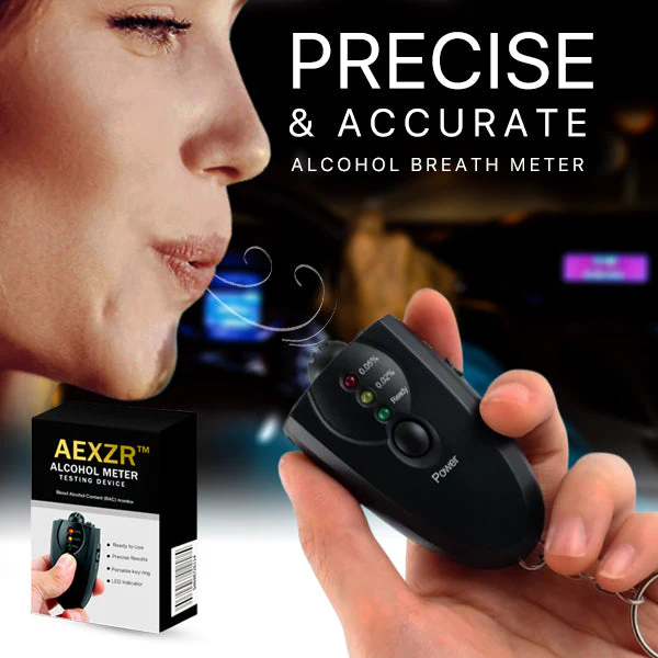 Foarkom juridyske gefolgen mei de krekte resultaten fan it AEXZR ™ Alcohol Meter Testing Device.