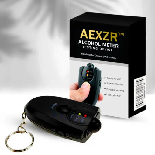 AEXZR ™ Alcohol Meter Testing Device helpt jo meitsje feilige, ferantwurde rydbesluten.