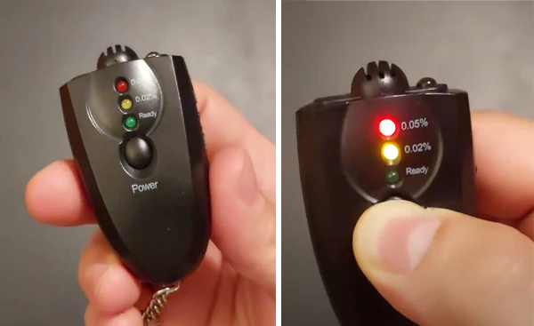 Kontrolearje jo bloedalkoholgehalte direkt mei it AEXZR™ Alcohol Meter Testing Device.