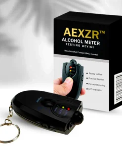 AEXZR™ Alcohol Meter Testing Device helps you make safe, responsible driving decisions.