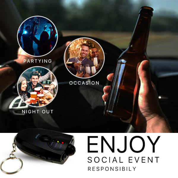 AEXZR™ Alcohol Meter Testing Device provides reliable BAC readings in seconds.
