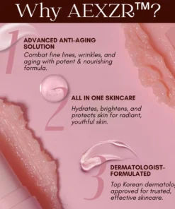 AEXZR™ Korean Anti-Aging Stick restores your skin’s healthy appearance.