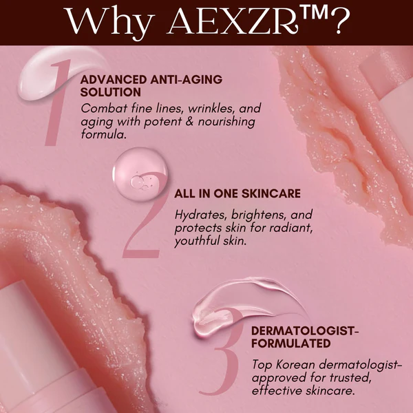 AEXZR™ Korean Anti-Aging Stick restores your skin’s healthy appearance.