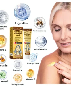 Reduce redness and dryness with Aeehfeng™ 7-Day Rapid Skin Repair Cream.