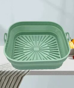 Air Fryer Silicone Grill Pan: Made from high-quality, BPA-free silicone material.