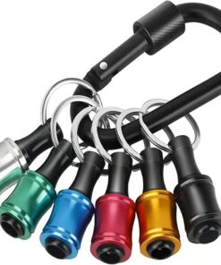 Convenient Ball Lock Bit Holder with a ball lock buckle that holds up to 3.3lbs.