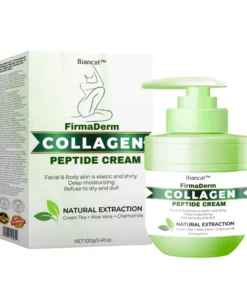 Biancat™ FirmaDerm Collagen Peptide Cream stimulates collagen production for smoother skin.
