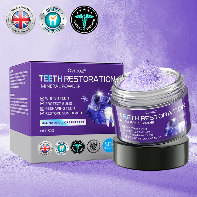 Cvreoz® Teeth Restoration Mineral Powder prumove a salute orale generale cù ogni usu.