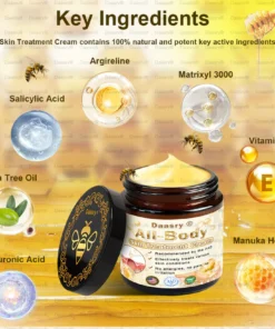 Daasry® All-Body Skin Treatment Cream restores natural radiance by deeply moisturizing the skin.