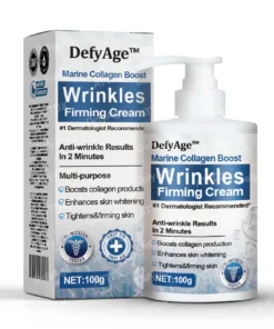 DefyAge™ Marine Collagen Boost WrinklesFirming Cream helps restore skin's youthful elasticity.