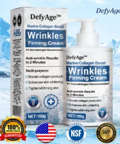 DefyAge™ Marine Collagen Boost WrinklesFirming Cream smooths skin and reduces fine lines.