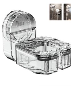 The Detachable Hair Dryer Wall Bracket features a 360-degree rotating design for flexible styling.