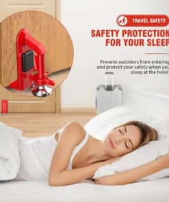 Protect your privacy with the Door Jammer, designed for easy installation and quick emergency release.