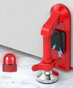 Enhance your security with the Door Jammer, a high-sensitivity alarm device that prevents forced entry.