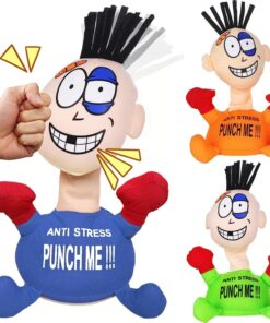 Electric Plush Stress Doll – Adjustable spring feature for a personalized stress-relief experience.