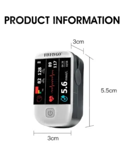 Fivfivgo™ Non-Invasive Laser Blood Glucose Meter for painless and accurate blood sugar monitoring.
