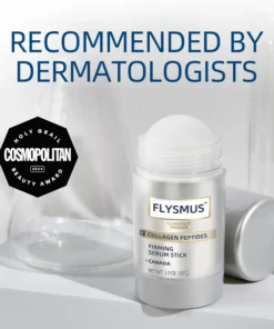 Flysmus™ Collagen Peptides Firming Serum tightens skin and restores a youthful glow.