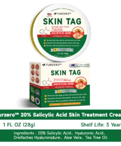 Fast relief from skin tags and warts with Furzero™ 20% Salicylic Acid Skin Treatment Cream.