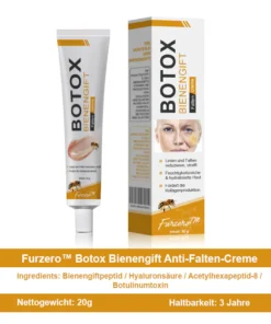 Furzero™ Botox Bienengift Faltenentfernungscreme verjüngt Ihre Haut und reduziert Falten sofort.