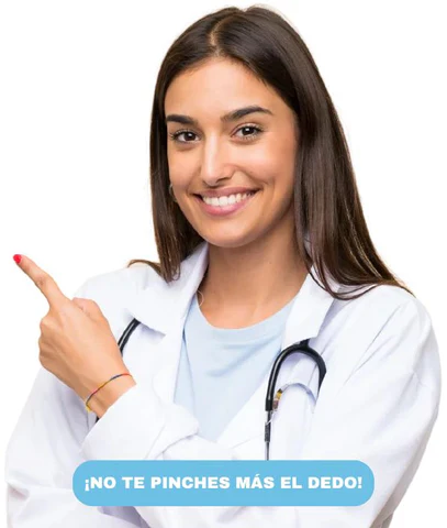 GlucoMax™: Tecnología avanzada alemana para mediciones exactas de glucosa sin dolor.