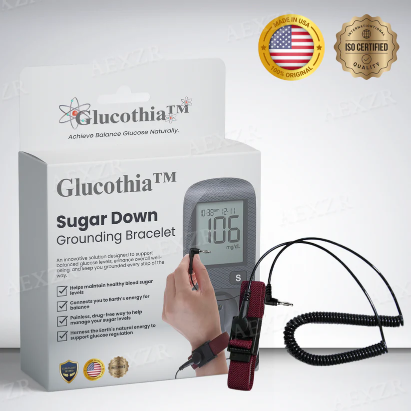 Glucothia™ Sugar Down Grounding Bracelet helps stabilize blood sugar naturally.