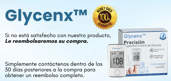 Glycenx™ Precisión Dispositivo Control de Glucosa es un dispositivo fácil de usar para todas las edades.