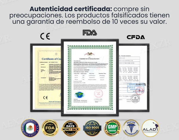 Glycenx™ Precisión Dispositivo Control de Glucosa mide tu glucosa en segundos sin necesidad de pinchazos.