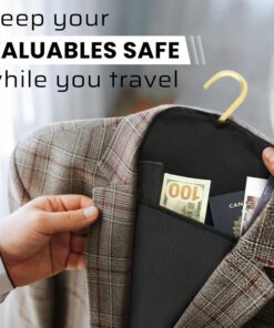 The Hanger Diversion Safe protects your belongings with high-quality, waterproof material.