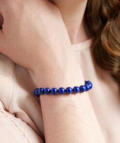 Alternative view of Healing Lapis Lazuli Bracelet