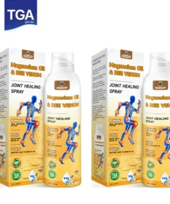 LOVILDS™ Magnesium Oil & Bee Venom Joint Healing Spray promotes faster tissue repair.