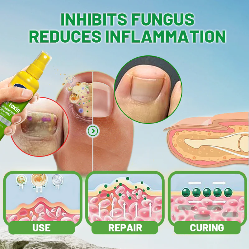 Improve foot circulation with LOVILDS™ Royal Jelly MushroomVanish Foot Treatment Spray.