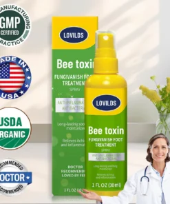 Strengthen your foot health with LOVILDS™ Royal Jelly MushroomVanish Foot Treatment Spray.