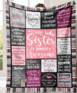 Letter Pattern Blanket - Made from high-quality flannel, a soft and cozy throw blanket for all seasons.
