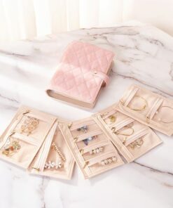 The Loose-Leaf Jewelry Organizer is an excellent travel gift, securely holding and easily carrying your jewelry.