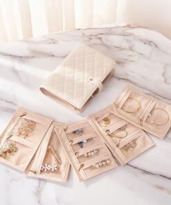 The Loose-Leaf Jewelry Organizer keeps your jewelry safe and organized, perfect for travel or everyday use.
