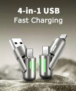MFish 4-in-1 USB Charging Cable is perfect for daily use and convenience.