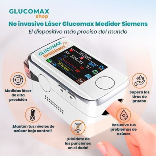 Medidor Láser No Invasivo GlucoMax™ - Wizzgoo Shop