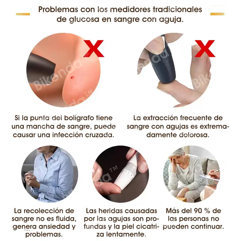 Medidor de Glucosa en Sangre No Invasivo Bikenda™