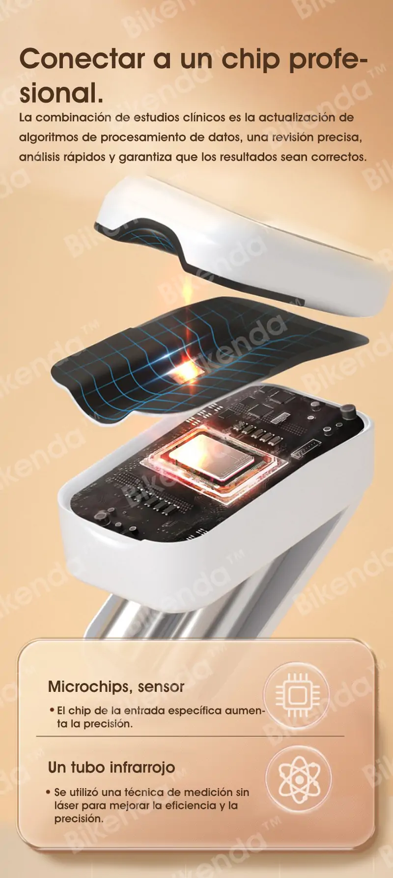 Medidor de Glucosa en Sangre No Invasivo Bikenda™