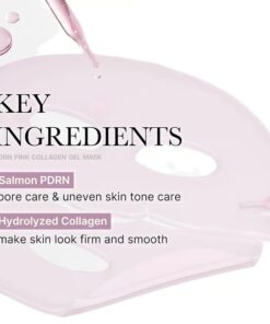 PDRN Pink Collagen Gel Mask promotes a glowing complexion and reduces the appearance of pores with its advanced formula.