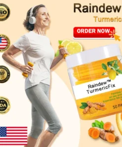Raindew™ TurmericFix – Natural Turmeric Joint Repair Pads for Arthritis & Pain Relief