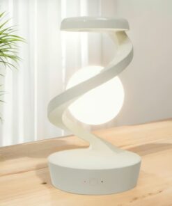 The Rotating Floating Lamp adds futuristic charm to your space with its levitating design and customizable RGB lighting.