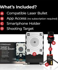 Track your progress with Strikeman Laser Firearm Training System after every shot.