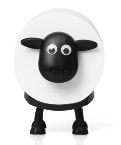 Sheep Toilet Roll Holder – Easy installation with no tools required for your convenience.