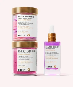 Smooth Legend Shave Kit’s coconut and vitamin E ingredients keep your skin smooth and nourished.